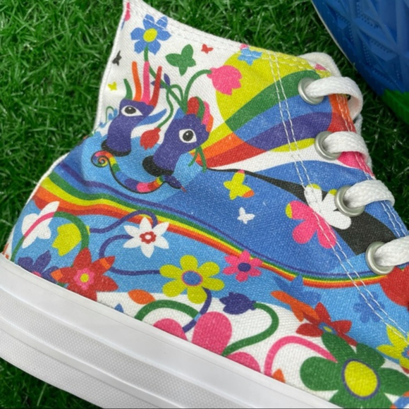 Converse All Star Chuck Taylor Ctas Hi Rainbow Lgbtq Pride - Picture 4 of 8